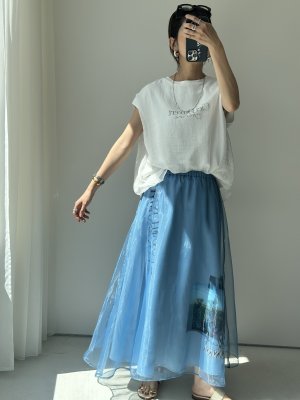 画像4: ●ゴールデンウイークSPECIAL対象●【5/2 LIVEアイテム】●シアーレイヤード前後差トップス（予約/6-7月）