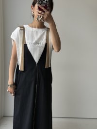 ●ゴールデンウイークSPECIAL対象●【5/2 LIVEアイテム】●配色ショルダーワンピ（予約/6-7月）
