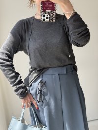 ●期間限定●ご予約10倍ポイント●【4/20LIVEアイテム】PRIORITY ●シアーニットプルオーバー（予約/8-9月）