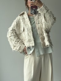 ●期間限定●ご予約10倍ポイント●【4/20LIVEアイテム】PRIORITY ●フリンジジャガードGジャン（予約/9-10月）
