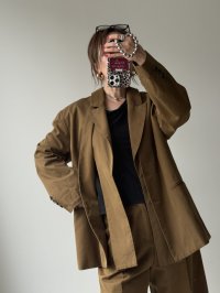 ●期間限定●ご予約10倍ポイント●【4/20LIVEアイテム】PRIORITY ●テーラー＆ノーカラー2WAYジャケットBCN（予約/8-9月）