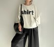 画像2: ●期間限定●【5/9LIVEアイテム】shirtロゴT（予約/6月） (2)