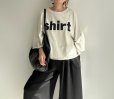 画像2: ●期間限定●【5/9LIVEアイテム】shirtロゴT（予約/6月） (2)