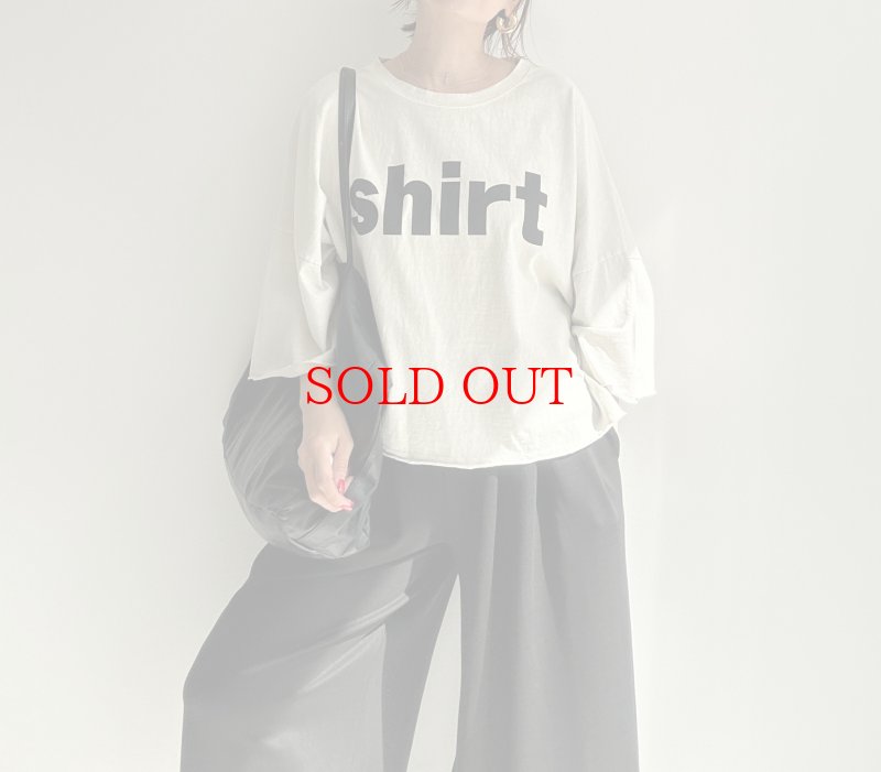 画像2: ●期間限定●【5/9LIVEアイテム】shirtロゴT（予約/6月） (2)