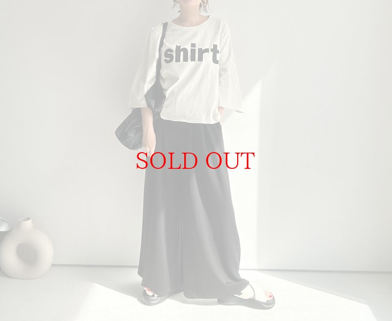 画像5: ●期間限定●【5/9LIVEアイテム】shirtロゴT（予約/6月） (5)