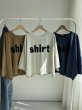 画像1: ●期間限定●【5/9LIVEアイテム】shirtロゴT（予約/6月） (1)