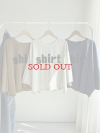 ●期間限定●【5/9LIVEアイテム】shirtロゴT（予約/6月）