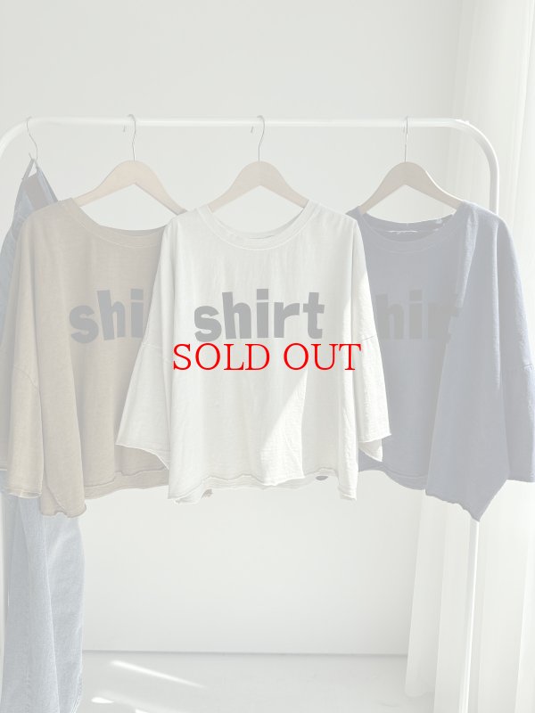 画像1: ●期間限定●【5/9LIVEアイテム】shirtロゴT（予約/6月） (1)