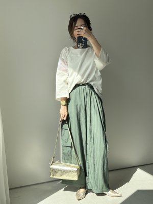 画像3: ●期間限定●ご予約5倍ポイント●【5/13 LIVEアイテム】シアー切替七分袖T（予約/8月-9月）