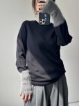画像1: ●期間限定●ご予約10倍ポイント●【5/13 LIVEアイテム】袖ファー切替ニット（予約/9月-10月） (1)