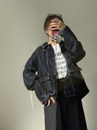 ●期間限定●ご予約10倍ポイント●【5/16 LIVEアイテム】フロッキーデニムジャケット（予約/9-10月）
