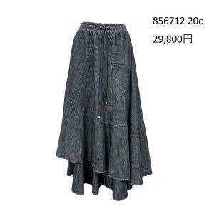 画像6: ●数量限定●ご予約5倍ポイント● ayane 【5/18 LIVEアイテム】ダンガリー変形切替スカート（予約/8-9月）