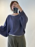 画像1: ●期間限定●ご予約10倍ポイント● ayane 【5/18 LIVEアイテム】横編みドルマンオプルオーバーニット（予約/9-10月） (1)