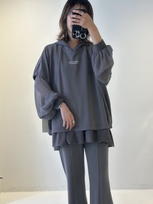 画像1: ●期間限定●ご予約10倍ポイント● ayane 【5/18 LIVEアイテム】ポリエステルポンチプルオーバー（予約/9月）