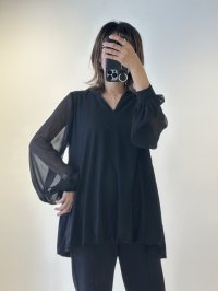 ●期間限定●ご予約10倍ポイント● ayane 【5/18 LIVEアイテム】バルーンシルエットフーディチュニック（予約/8-9月）
