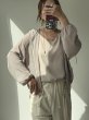 画像8: ●在庫限り●【5/25ご紹介アイテム】リネンライクジップフーディ (8)