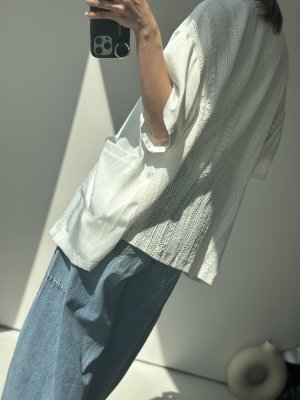 画像6: ●期間限定●ご予約5倍ポイント● 【5/29 LIVEアイテム】バックレースノーカラージャケット（予約/7月）