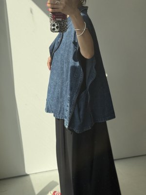 画像8: ●期間限定●ご予約5倍ポイント● 【5/29 LIVEアイテム】デニムポンチョジャケット（予約/7月）