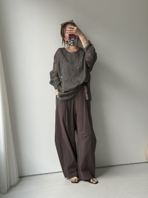 画像12: ●在庫限り●【5/29ご紹介アイテム】ゆるっとリネンプルオーバー