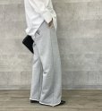 画像1: ●期間限定●ご予約5倍ポイント● 【6/1 LIVEアイテム】刺繍ロゴポイントスエットワイドパンツ（予約/9月） (1)