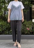 画像4: ●生産枠わずか● 【6/1 LIVEアイテム】ドッキングデザインレースキャミT（予約/6-7月） (4)