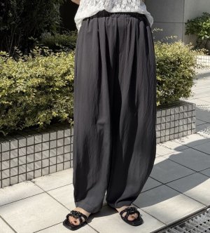 画像1: ●生産枠限り●ご予約5倍ポイント● 【6/1 LIVEアイテム】タックボリュームパンツ（CNシリーズ/セットアップ可能）（予約/7-8月）