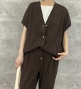 画像1: ●おすすめ！●あの！LYLA Tの生地で出来たセットアップシリーズ●期間限定●ご予約5倍ポイント● 【6/1 LIVEアイテム】伸び伸びLYLAカーデブルゾン（LYLA Tの生地でできたセットアップシリーズ/セットアップ可能）（予約/8月） (1)