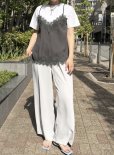 画像6: ●生産枠わずか● 【6/1 LIVEアイテム】ドッキングデザインレースキャミT（予約/6-7月） (6)