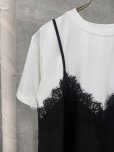 画像10: ●生産枠わずか● 【6/1 LIVEアイテム】ドッキングデザインレースキャミT（予約/6-7月） (10)