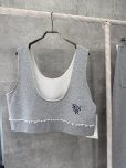 画像3: ●期間限定●ご予約5倍ポイント● 【6/1 LIVEアイテム】刺繍ロゴポイントスエットビスチェ（予約/9月） (3)