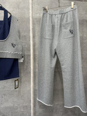 画像2: ●期間限定●ご予約5倍ポイント● 【6/1 LIVEアイテム】刺繍ロゴポイントスエットワイドパンツ（予約/9月）