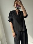 画像1: ●接触冷感◎クールタッチSETUPシリーズ●【6/9LIVEアイテム】クールタッチキーネックトップス＜セットアップ可能＞ (1)
