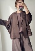 画像2: ●透けすぎない程よいシアー感◎【6/9 LIVEアイテム】●ドルマンスリーブシアージャケット (2)
