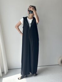 ●撥水/ストレッチ/接触冷感【6/11LIVEアイテム】フード付オールインワン