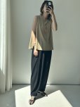 画像8: ●これ良すぎて、もう作っちゃいます!●ウエスト最大130cm超え⁉●低＆高身長サイズもあり◎ご予約5倍ポイント対象【6/13LIVEアイテム】さらさらサルエルパンツ（予約/7月） (8)