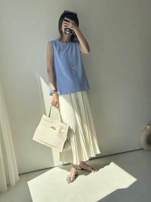 画像14: ●限定SALE●素材感と形が大人シンプルでステキ!!●【LIVEご紹介アイテム】●シンプル大人タンク