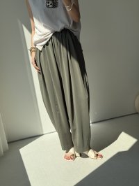 ●これ良すぎて、もう作っちゃいます!●ウエスト最大130cm超え⁉●低＆高身長サイズもあり◎ご予約5倍ポイント対象【6/13LIVEアイテム】さらさらサルエルパンツ（予約/7月）