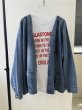 画像1:  期間限定/ご予約   生産枠限り    【8/19展示会LIVE】ノーカラーデニムシャツジャケット（予約/9-10月） (1)