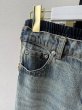 画像19:  期間限定/ご予約5倍ポイント   生産枠限り   デニムドッキングチェックワイドパンツ（予約/10月） (19)