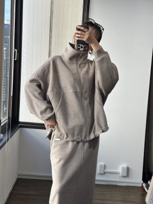 画像5: ●これ、めちゃくちゃ可愛かったです●大人のカジュアルセットアップシリーズ●ご予約10倍ポイント●PRIORITY【6/19 LIVEアイテム】ウールブレンドブルゾン（予約/10月）