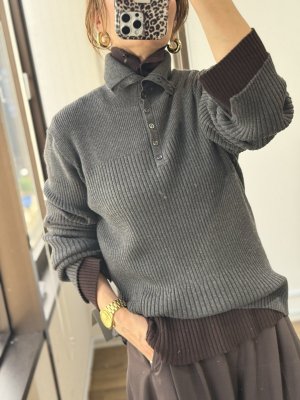 画像6: ●めちゃくちゃ伸びーーる着心地満点の素材◎期間限定●ご予約10倍ポイント●PRIORITY【6/19 LIVEアイテム】タートルリブニットPO（予約/10月）