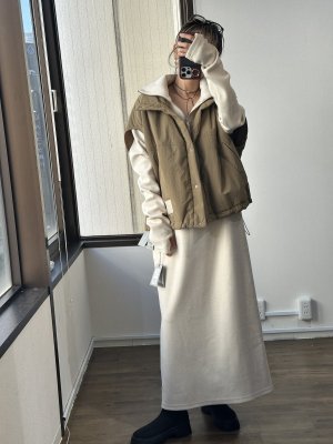 画像7: ●今回展LAMER推しのシリーズアイテム◎弱撥水＆軽量！中綿アウター●ご予約10倍ポイント●PRIORITY【6/19 LIVEアイテム】弱撥水パデッドベスト（予約/10月）