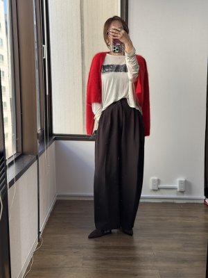 画像2: ●糸屋さんが推した！ふわっふわ素材◎期間限定●ご予約10倍ポイント●PRIORITY【6/19 LIVEアイテム】シャギーウールカーデ（予約/10月）