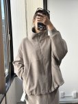 画像3: ●これ、めちゃくちゃ可愛かったです●大人のカジュアルセットアップシリーズ●ご予約10倍ポイント●PRIORITY【6/19 LIVEアイテム】ウールブレンドブルゾン（予約/10月） (3)