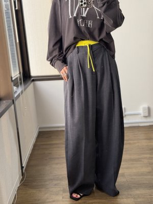 画像2: ●今回展で一番推したい！イチオシボトムはこれ！キレイ目にもカジュアルにも使えるキレイ目カーヴィ出ました◎34サイズも出来ました●ご予約10倍ポイント●PRIORITY【6/19 LIVEアイテム】2タックカーヴィパンツ（予約/9月）