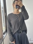 画像3: ●これレイヤードにあると便利◎くたっとやわらか素材で着心地も◎●ご予約10倍ポイント●PRIORITY【6/19 LIVEアイテム】シアーロンT（予約/9-10月） (3)