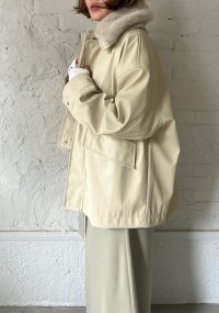 ●軽くてやわらかい◎期間限定●ご予約10倍ポイント●PRIORITY【6/19 LIVEアイテム】エコレザージャケット（予約/10月）