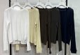画像6: ●これレイヤードにあると便利◎くたっとやわらか素材で着心地も◎●ご予約10倍ポイント●PRIORITY【6/19 LIVEアイテム】シアーロンT（予約/9-10月） (6)