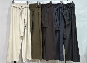 画像7: ●LAMER激推し◎大人気！スリーブパンツが中綿ジャケットとset upになって再登場！●ご予約10倍ポイント●PRIORITY【6/19 LIVEアイテム】シャツスリーブベルトパンツ（予約/10月）