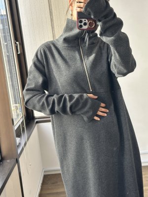 画像1: ●これ、めちゃくちゃ可愛かったです●大人のカジュアルセットアップシリーズ●ご予約10倍ポイント●PRIORITY【6/19 LIVEアイテム】ウールブレンドワンピース（予約/10月）